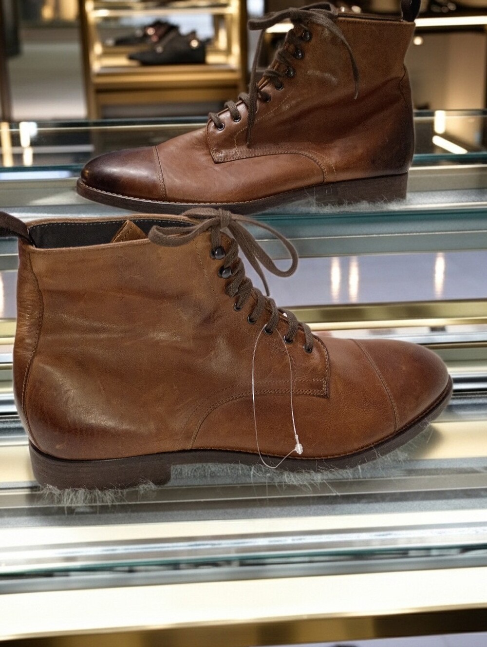 To Boot NY Adam Derrick Brown Leather Chukka Lace Up Boots